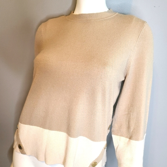Andrew Marc Tan Sweater sz Small - Picture 4 of 10